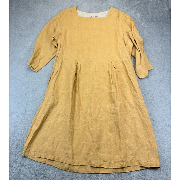 Gudrun Sjoden Mustard Midi Dress - Picture 1 of 9